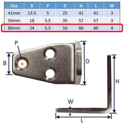 Triangular Corner Brace, Angle Bracket, Connecting Bracket In 304 Stainless