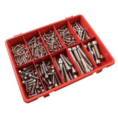 Kit Box Of 316 Stainless Steel Socket Caphead Set Screws / Bolts