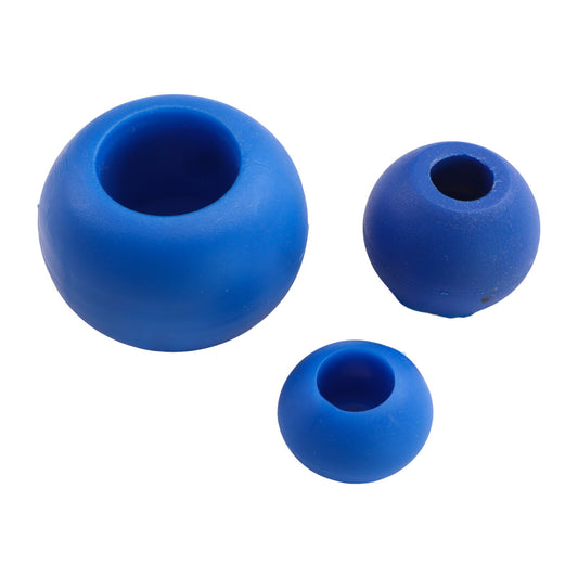 Plastic Sail Tie Balls / To Combine With Shock-Cord / Elastic Cord To Make Elasticated Sail Ties