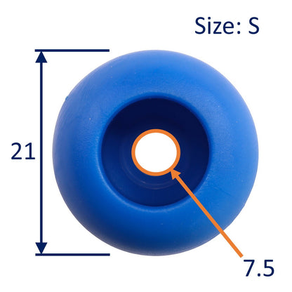 Plastic Sail Tie Balls / To Combine With Shock-Cord / Elastic Cord To Make Elasticated Sail Ties