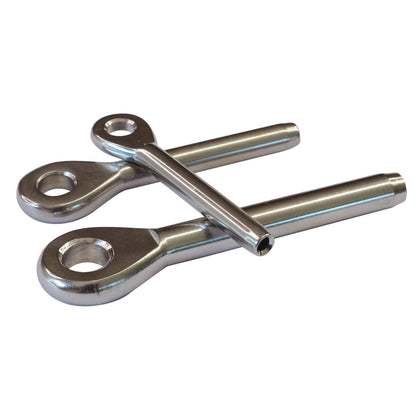 Swage Eye End Fitting For Wire Rope, 316 Stainless Steel Swage Fitting, With Eye End