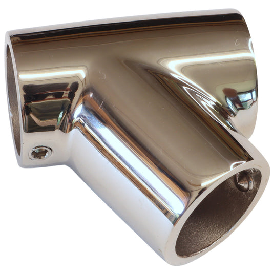 Stainless Steel Tubular 60-Degree T-Fitting (Tee Fitting), For Joining Tubing, Made From 316 Stainless