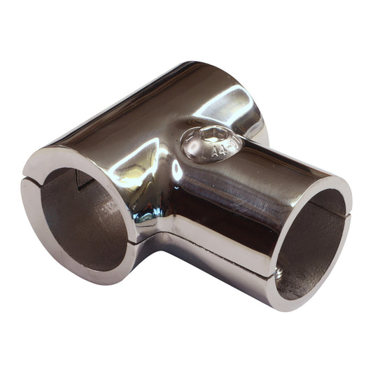 hinged stainless steel t-fitting