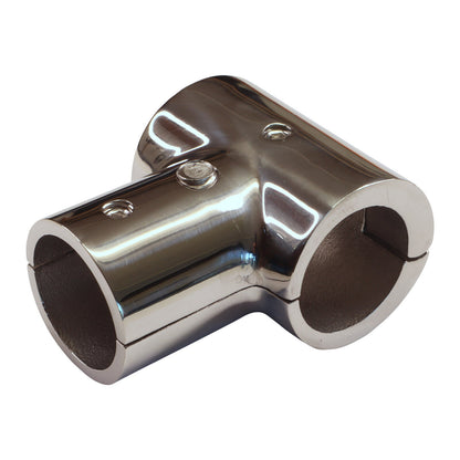 hinged stainless steel t-fitting