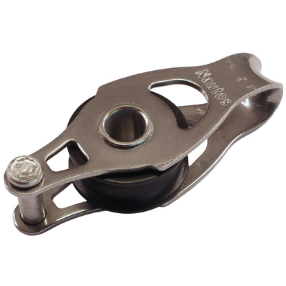 Single Fixed Pulley Block With 20mm Sheave, 316 Stainless Side Plates, Miniox