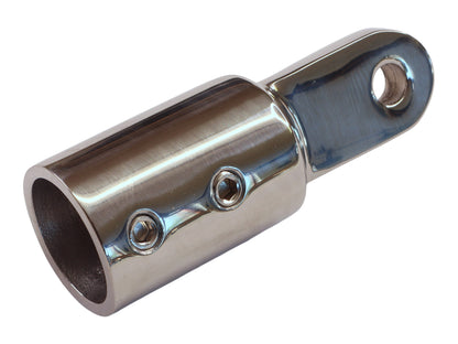 Stainless Steel Tube End Cap, Made From 316 Stainless, With 2 Grub Screw Fixings, Choice Of Diameters