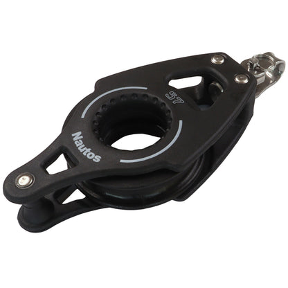 Nautos Organic 57 Single Swivel Sailing Pulley Block With Becket & Ball Race