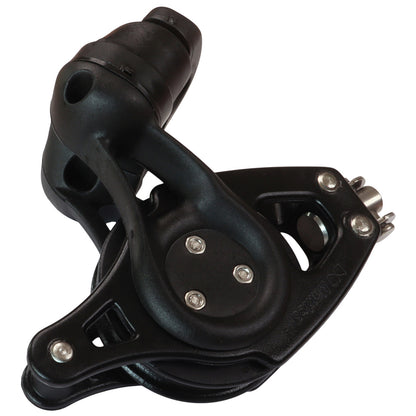 Nautos Organic 57 Single Swivel Sailing Pulley Block With Becket & Cam Cleat