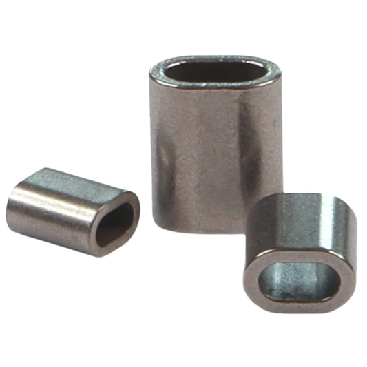 Wire Rope Ferrule, 316 Stainless, Marine Grade Ferrule