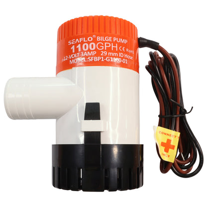 SEAFLO 1100 GPH Electric Bilge Pump / Submersible Pump / 12Volt Bilge Pump. Boat Bilge Pump