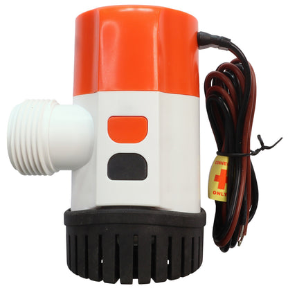 12V SEAFLO 600 GPH Electric Bilge Pump With Modular Quick Connect & Non-Return Valve