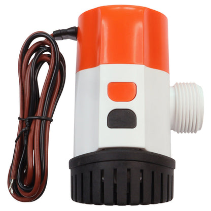 12V SEAFLO 800 GPH Electric Bilge Pump With Modular Quick Connect and Non-Return Valve