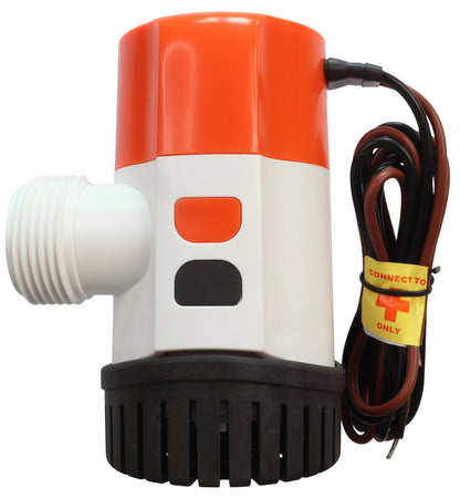 12V SEAFLO 1100 GPH Electric Bilge Pump With Modular Quick Connect and Non-Return Valve