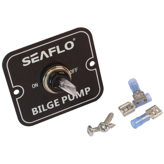 SEAFLO Aluminium Bilge Pump Switch / 12 or 24 Volts / Switch On or Off