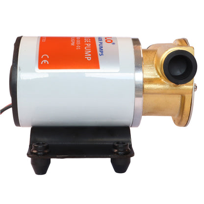 Self-Priming Bilge Pump, 12V Water Pump With Self Priming Action Up to 1.2m, 8 Gallons Per Minute.