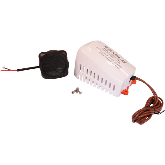 SEAFLO Bilge Float Switch And Alarm System, With Audible (95dB) & LED Alert System, For Up To 12Amp Systems. This Is For 12Volt Systems.