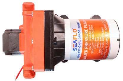 SEAFLO Water Pressure Pump- 42 Series, 24 Volts, 4-Chamber Diaphragm Pump, Adjustable Pressure Switch