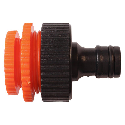 SEAFLO Hosecoil Washdown System, Consists of a UV-Protected 6.5m Coiled 1/3inch Diameter Hose, Spray Nozzle and Adaptor