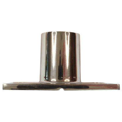 Tube Mounting Support, Flanged 316 Stainless Steel 90-Degree Tube Mounting Socket With Rectangular Base