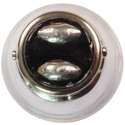 Interior LED Bulb, BA15D Fitting, Warm White, 127 Lumen, 11W, 10-30V DC, Double Contact Base, Clear Cover, LED 15