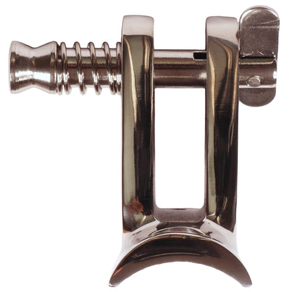 Stainless Steel Tube Hinge With Concave Shaped Base To Fit 25mm Tube & Removable Pin, Used For Spray Hoods & Canopies