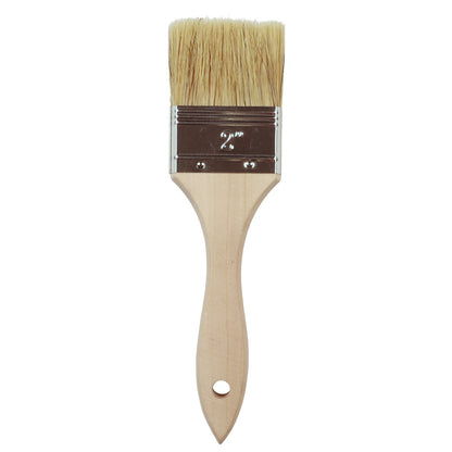 Economy Natural Bristle Brushes With Wooden Handle, Sold As Single, Available In Various Sizes