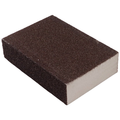 Abrasive Sanding Blocks With Foam Core, Fine/Medium and Medium/Coarse Grades