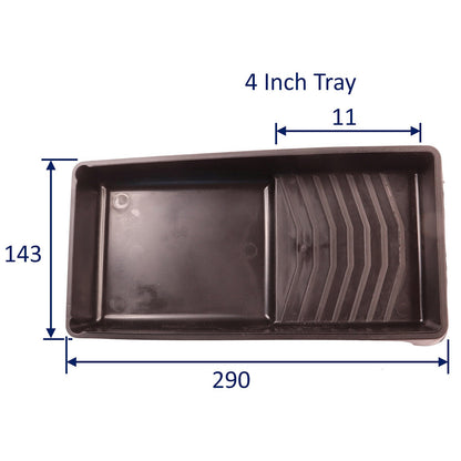 Paint Roller Trays available in two sizes, To Fit Rollers Of 4 Inch (101mm) and 7 Inch (177mm)