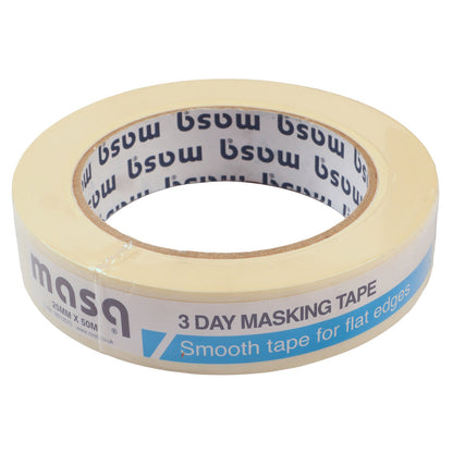 3 Day Masking Tape, Width 25mm, Length 50 Metres