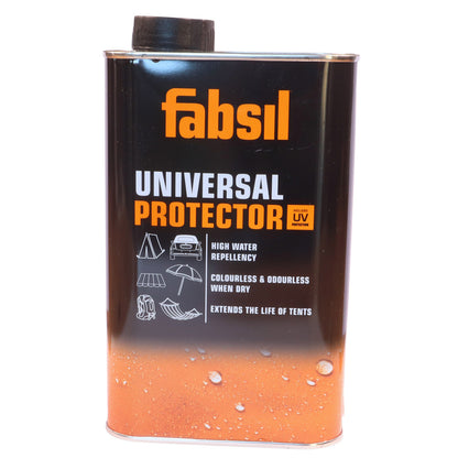 Fabsil Universal Protector Is A Highly Water-Repellent Treatment For All Kinds Of Outdoor Kit, 1 Litre. Great For Boat Canopies And Covers