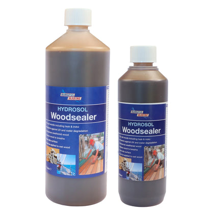 Hydrosol Wood Sealer, Suitable For All Woods, Decking, Strakes, Capping Rails, Protects Against UV & Water Degradation.