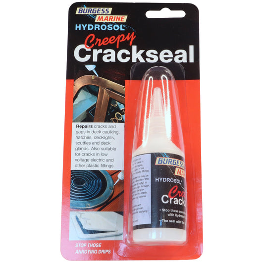 Marine Hydrosol Creepy Crackseal, 100ml, Repair Cracks & Gaps In Deck Caulking, Hatches, Decklights, Scuttles & Deck Glands