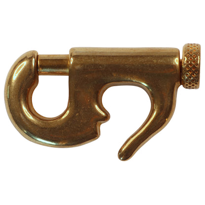 Bronze Roll-Over Crimp-on Piston Hank Fastener 43mm, Ideal For Use On Jibs And Other Fore-Sails