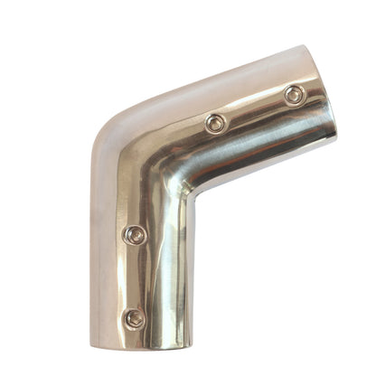 Tube Elbow Fitting At 110 Degree Angle, 316 Grade Stainless Steel, Available In Sizes To Fit 22mm And 25mm Tube