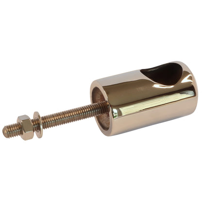 Handrail Tube End Fitting With External Thread, Stainless Steel, Available In Sizes To Fit 22mm And 25mm Tube