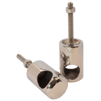 Handrail Tube Centre Fitting With External Thread, Stainless Steel, Available In Sizes To Fit 22mm And 25mm Tube