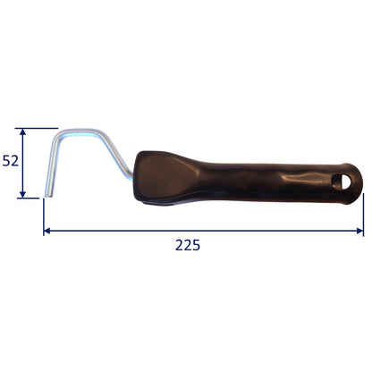 Mini Paint Roller Frames With 6mm Wire Core Arm And Moulded Handle, Available In 3 Sizes