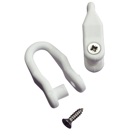 Nylon Sail Shackle, Sail Shackle, 42mm Internal Height, With Self-Tapping Screw