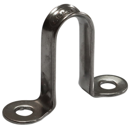 316 Stainless Steel Deck Eye, (Tall Version) With Smooth Finish 30mm Hole Centres