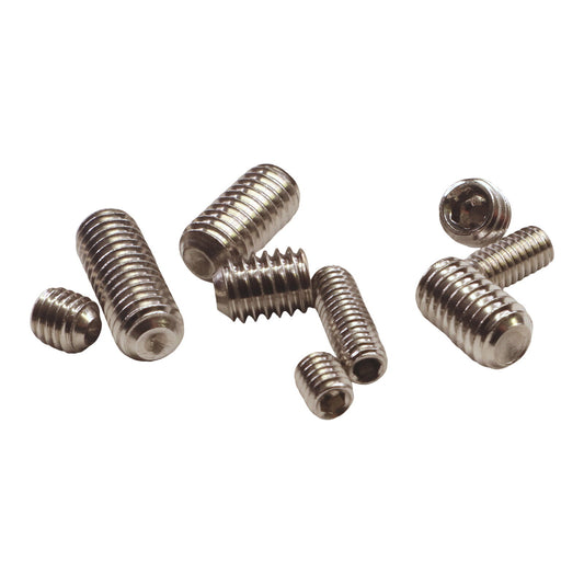 316 Stainless Steel Grub Screws, Metric Thread, Cup-Point Set-Screws