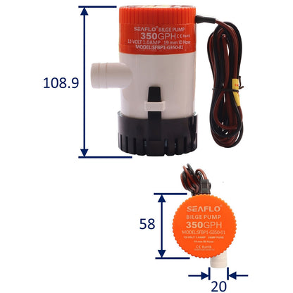 SEAFLO 350 GPH Bilge Pump